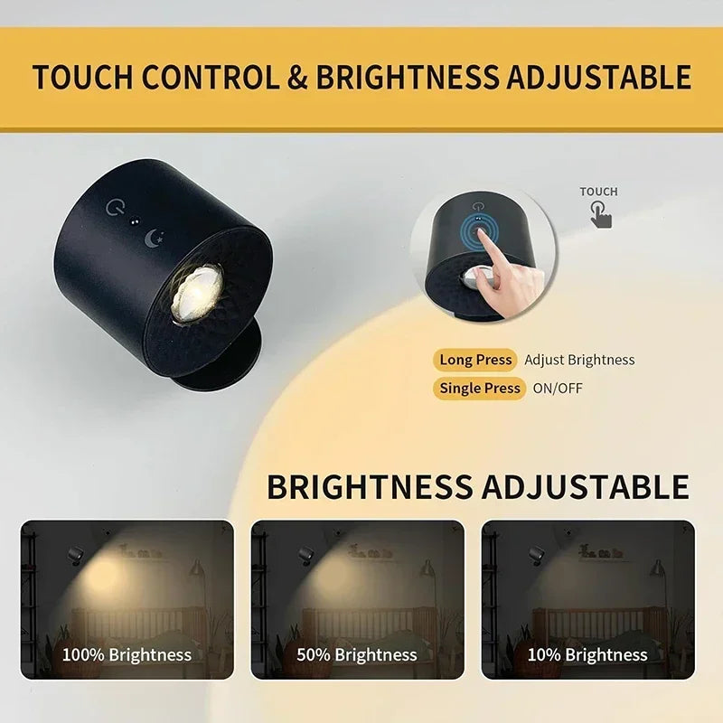 Luz Nocturna Dual Rotativa Smart