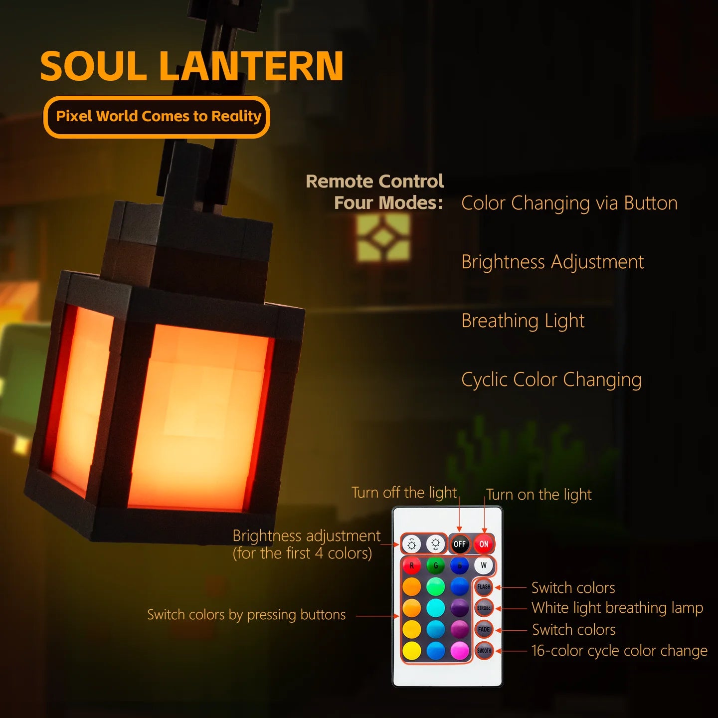 Luz Pixel Linterna Portátil